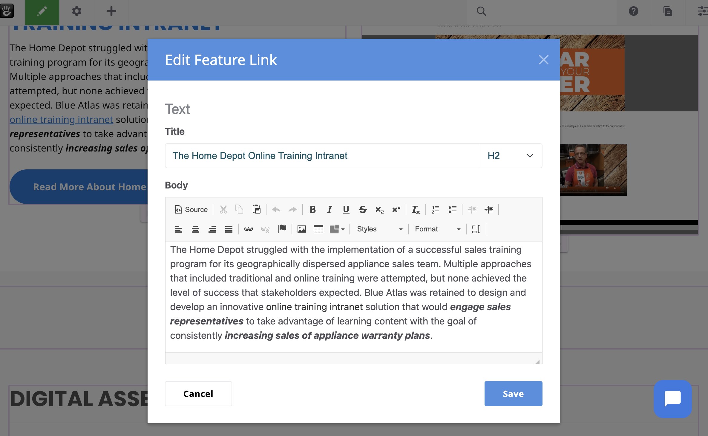 WYSIWYG Editor